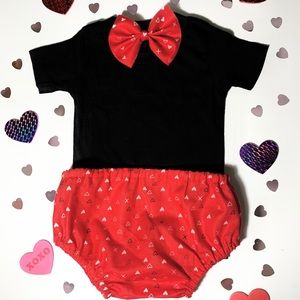 Valentine's Day Baby Outfits & bows